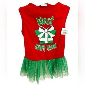 Pet Spirit Best Gift Ever Christmas Pet Dress NWT
